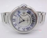 Copy Cartier Ballon Bleu Watch Silver Steel Quartz Movement 42mm